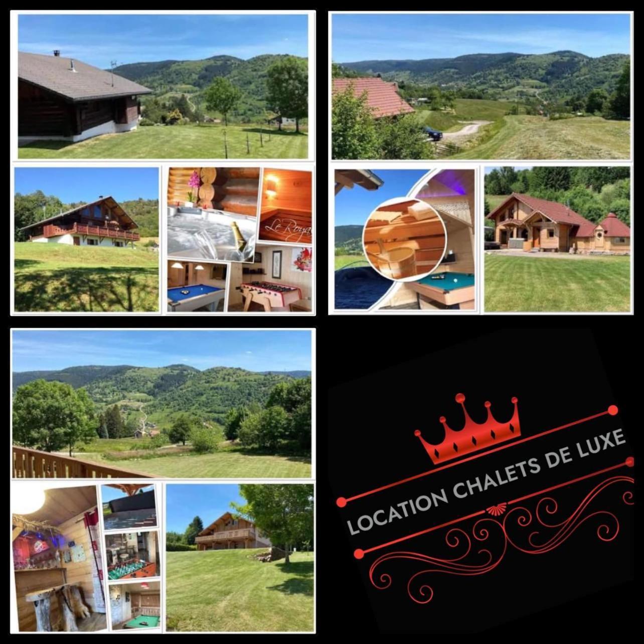 Chalet Spa Le Royal Nathalie Mn La Rouge 라브레세 외부 사진